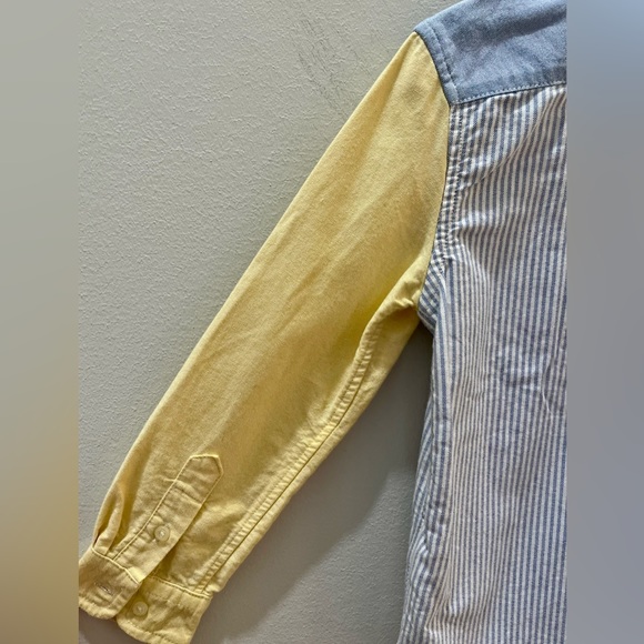 Polo by Ralph Lauren Striped Cotton Oxford Fun Shirt Boys Pastel Colour Size 5 - Picture 7 of 10
